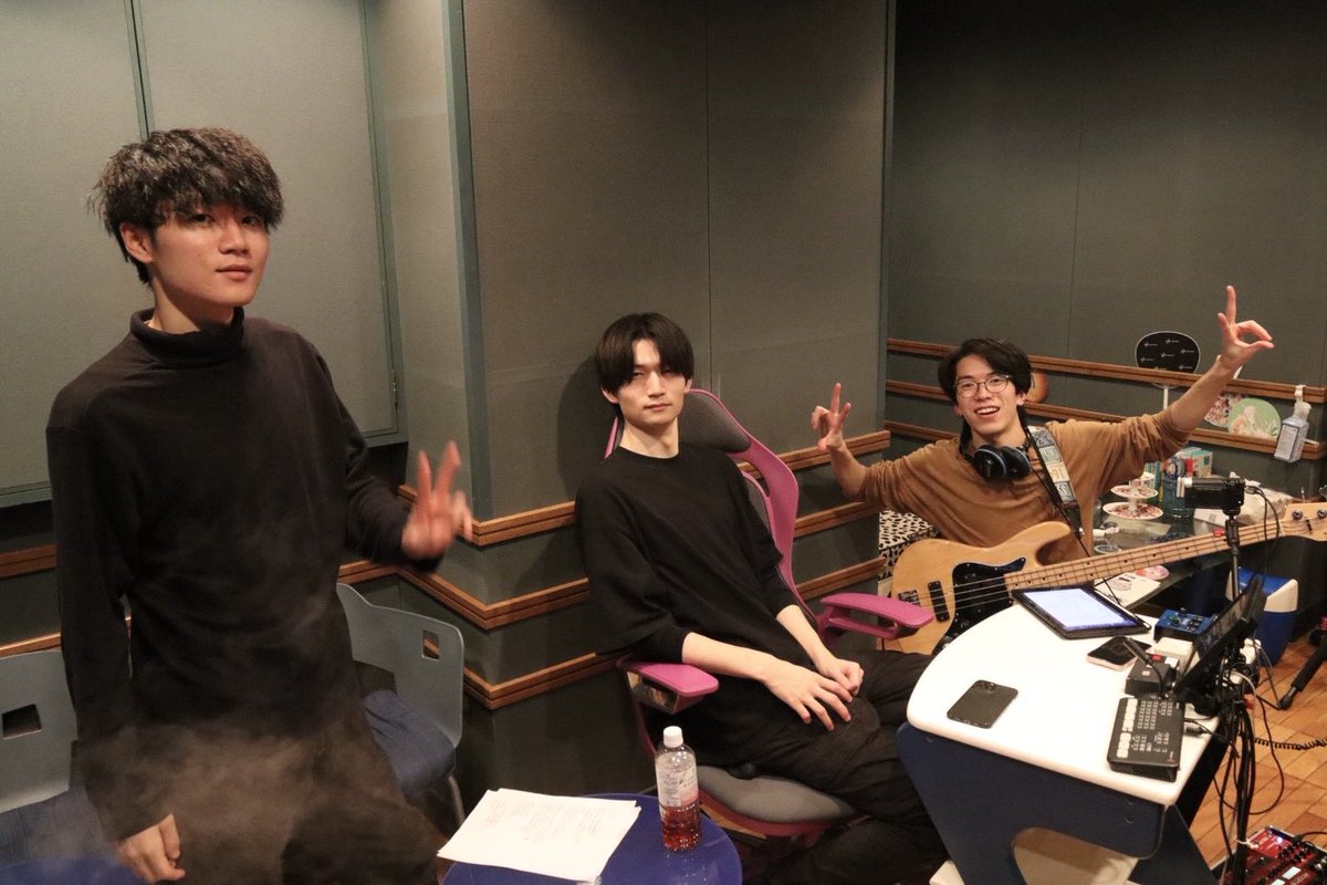 vibramode's tweet image. 先日はレコーディングでした！配信をお楽しみに！