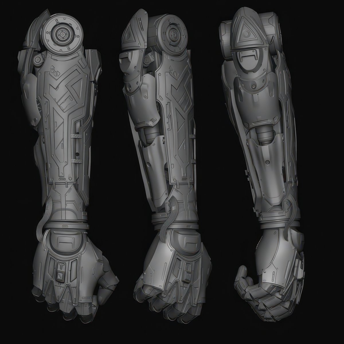 MitsArt3d's tweet photo. What's up, artists? π§βπ¨ I'll share with you #references and #images on the topic of #Robots and #cyborgs Pack β37 #3d #gamedev #3dart #android #modeling #3DModel #high_tech #hard_surface #sci_fi #gameart #zbrush #technology #space #science #mechanism #machinery #cyber #weapon https://t.co/vO7L9Ebcuv