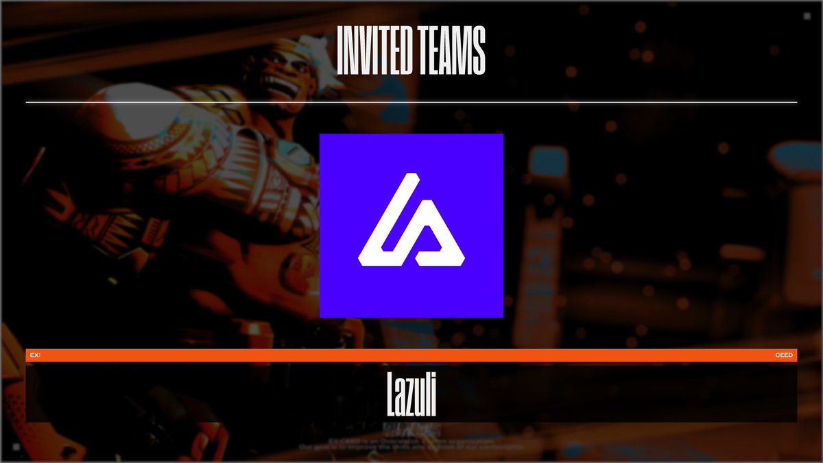 EXCEED_OW's tweet image. ⛓️【参戦チーム紹介】⛓️
The sky turns Lazuli.
🔷「Lazuli」 #lazuli_team が参戦！🔷