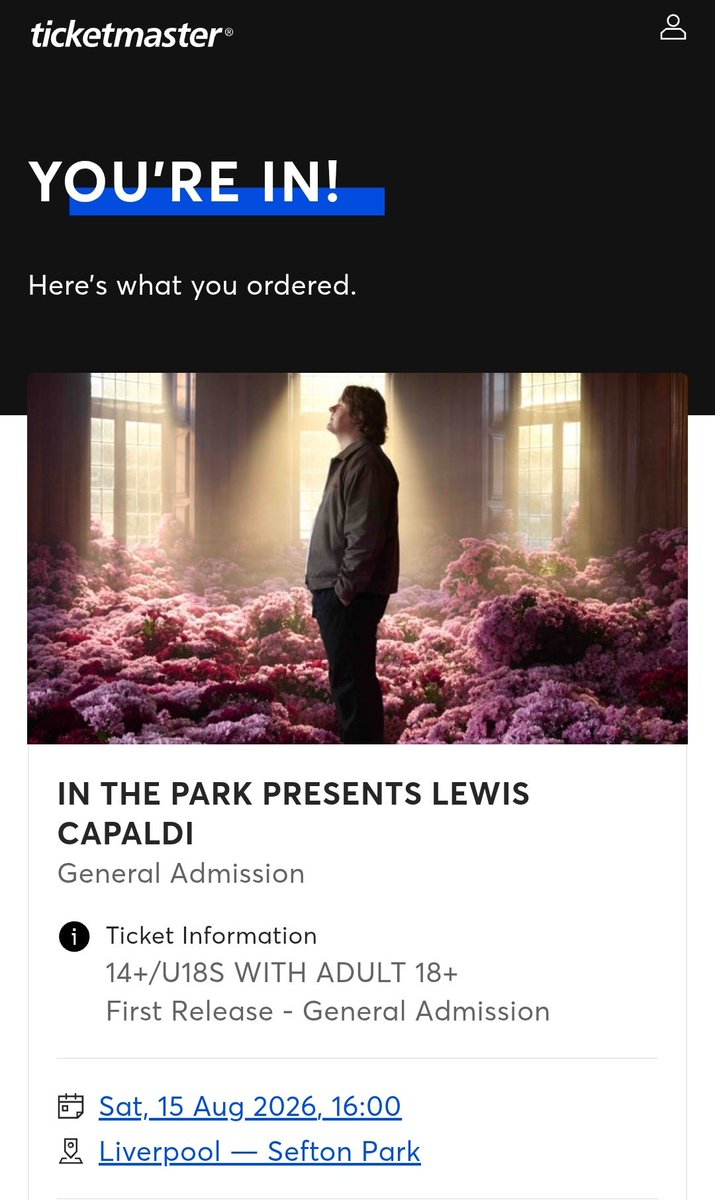 FINALLY IM SEEING LEWIS CAPALDI NEXT YEAR!! (And walking distance from my house so big win for me!!) <a href="/LewisCapaldi/">Lewis Capaldi</a> 🌸