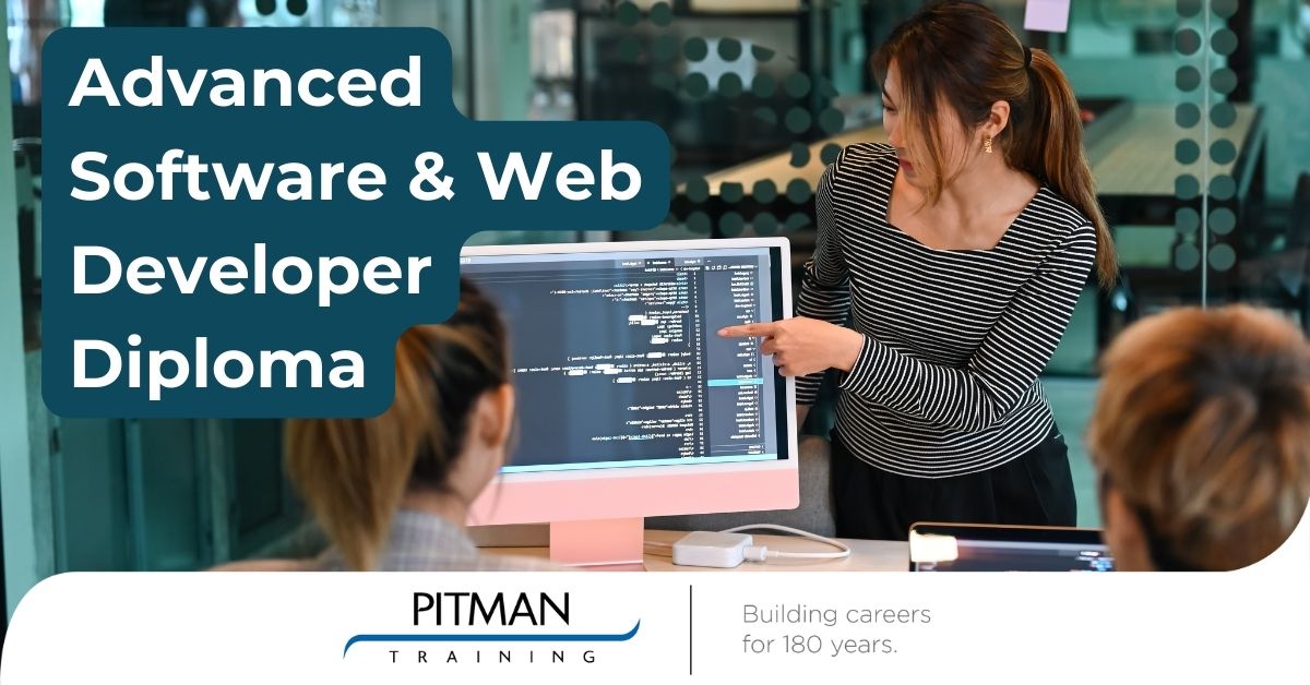 PitmanWorks's tweet image. Take your coding skills to the next level with our Advanced Software &amp;amp; Web Developer Diploma

✅ HTML, CSS, JavaScript &amp;amp; advanced frameworks
✅ Python programming &amp;amp; database management
✅ Software principles
✅ Real-world projects to showcase your skills

pitman-training.ie/our-courses/ad…