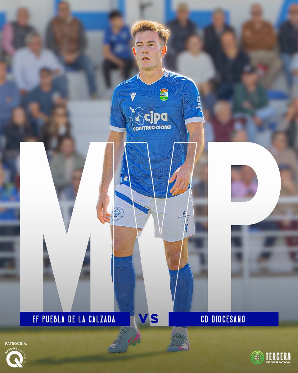 🏅 #ElMVP | #QartanaMotor 🚗💨
🔝⚽️ <a href="/Aleexcoronado_/">Alejandro Coronado</a> ha sido elegido como el jugador más destacado de la #J11.

Premio patrocinado por 𝐐𝐚𝐫𝐭𝐚𝐧𝐚 𝐌𝐨𝐭𝐨𝐫, expertos en vehículos que garantizan tu tranquilidad.

🗣️ #TuAlientoNuestraFuerza
💪 #VMP | #EFP ‘A’ 🔵⚪️
