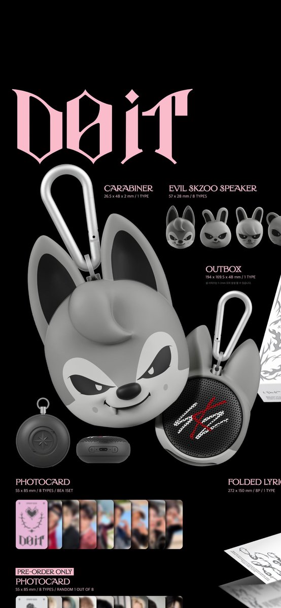 the evil skzoo speaker ver. size is similar to the tamagotchi size