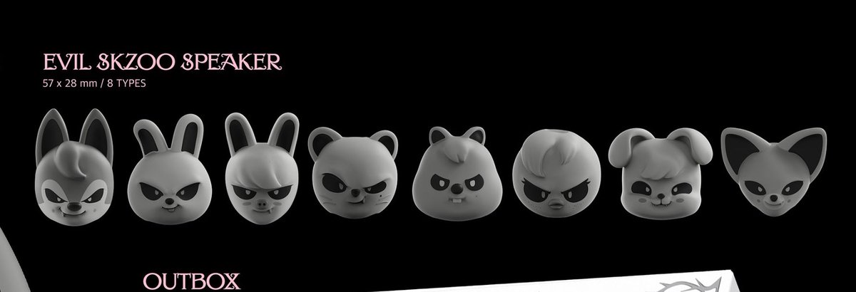 the evil skzoo speaker ver. size is similar to the tamagotchi size