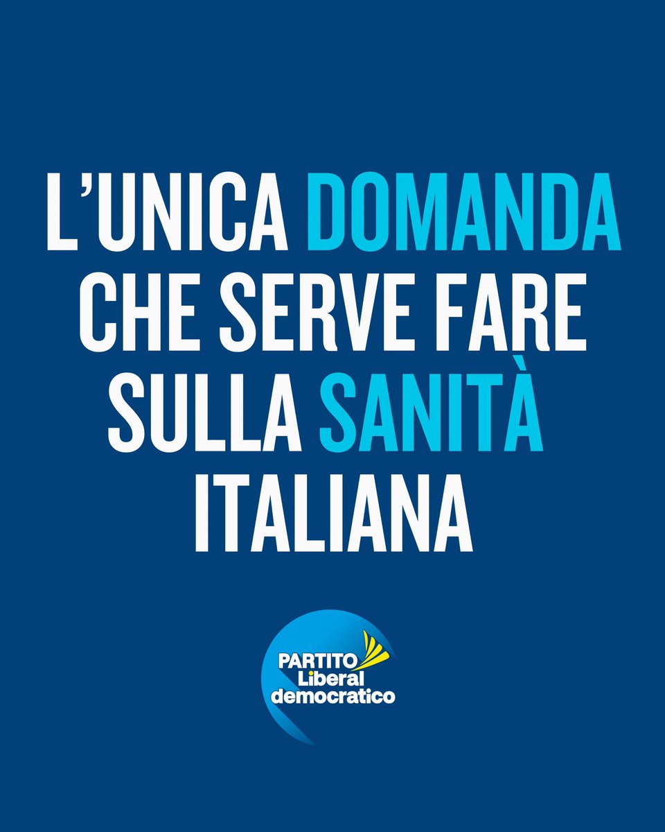 Oggi - qualche minuto dopo le 15 in diretta su Rai Tre - al question time della Camera il <a href="/Partito_Libdem/">Partito Liberaldemocratico</a> farà al Ministro della Salute Orazio Schillaci……
