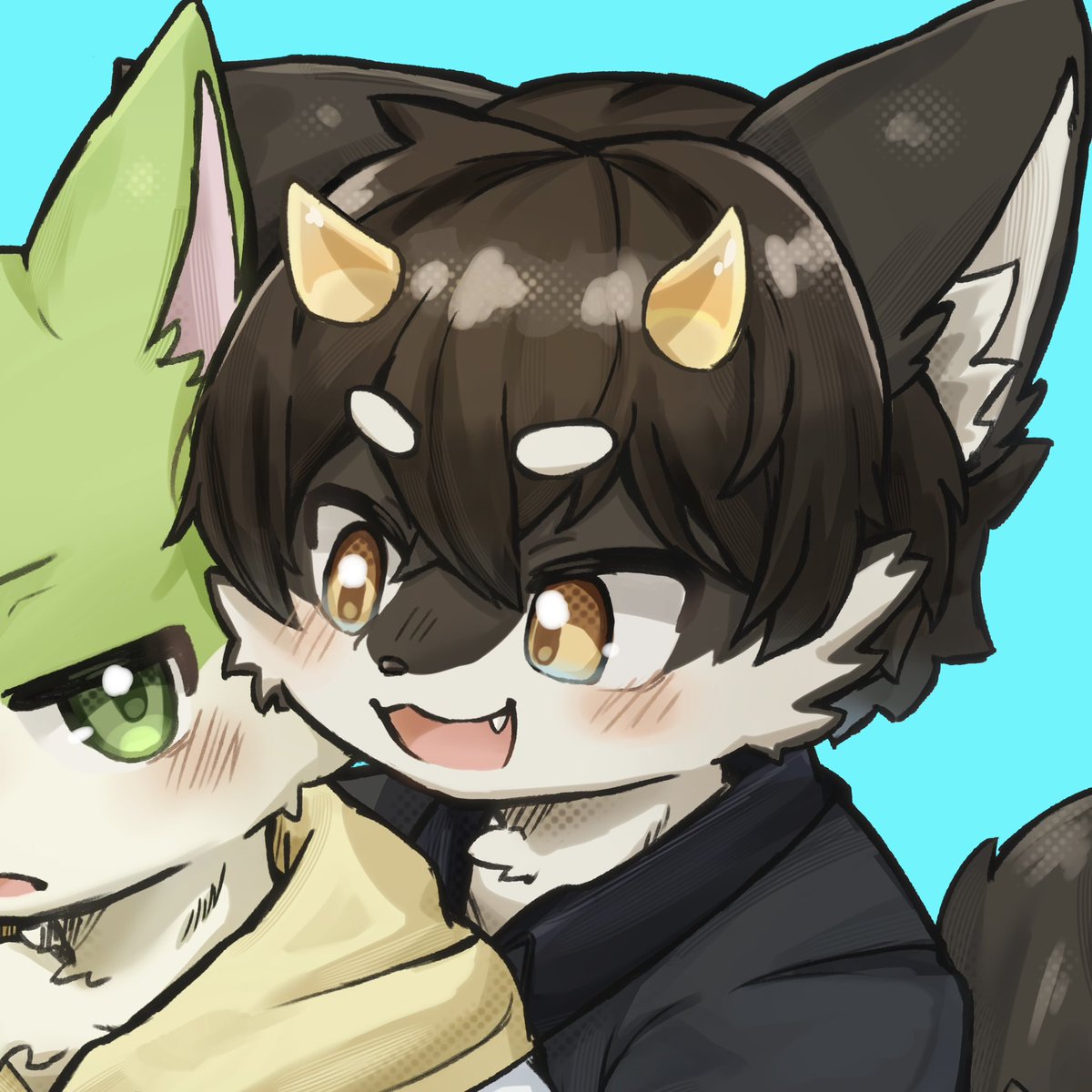 Tsukuekemo's tweet image. #新しいプロフィール画像
新キャラの「こある」です〜
モチーフは小悪魔😈 ちょっと恥ずかしがり屋
よろしくね！！