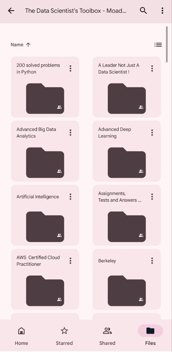 KhusbooT14835's tweet image. All Paid Courses (Free for First 4500 People)

𝗣𝗮𝗶𝗱 𝗖𝗼𝘂𝗿𝘀𝗲 𝗙𝗥𝗘𝗘 (PART - 3)

1. Artificial Intelligence
2. Machine Learning
3. Cloud Computing
4. Ethical Hacking
5. Data Analytics
6. AWS Certified
7. Data Science
8. BIG DATA
9. Python
10. MBA

(72 Hours only )

To…