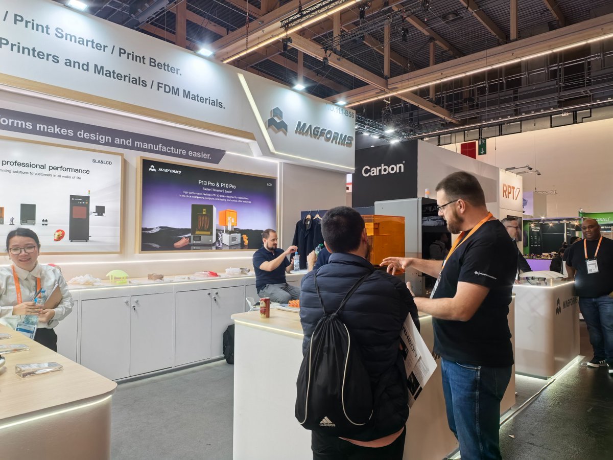 magforms's tweet image. Formnext is live! Thanks to all who visited Magforms. Come see our latest 3D printers at Hall 11.1, Booth B56. Don&apos;t miss the innovative hardware &amp;amp; materials! #MagformsAtFormnext #Formnext2025