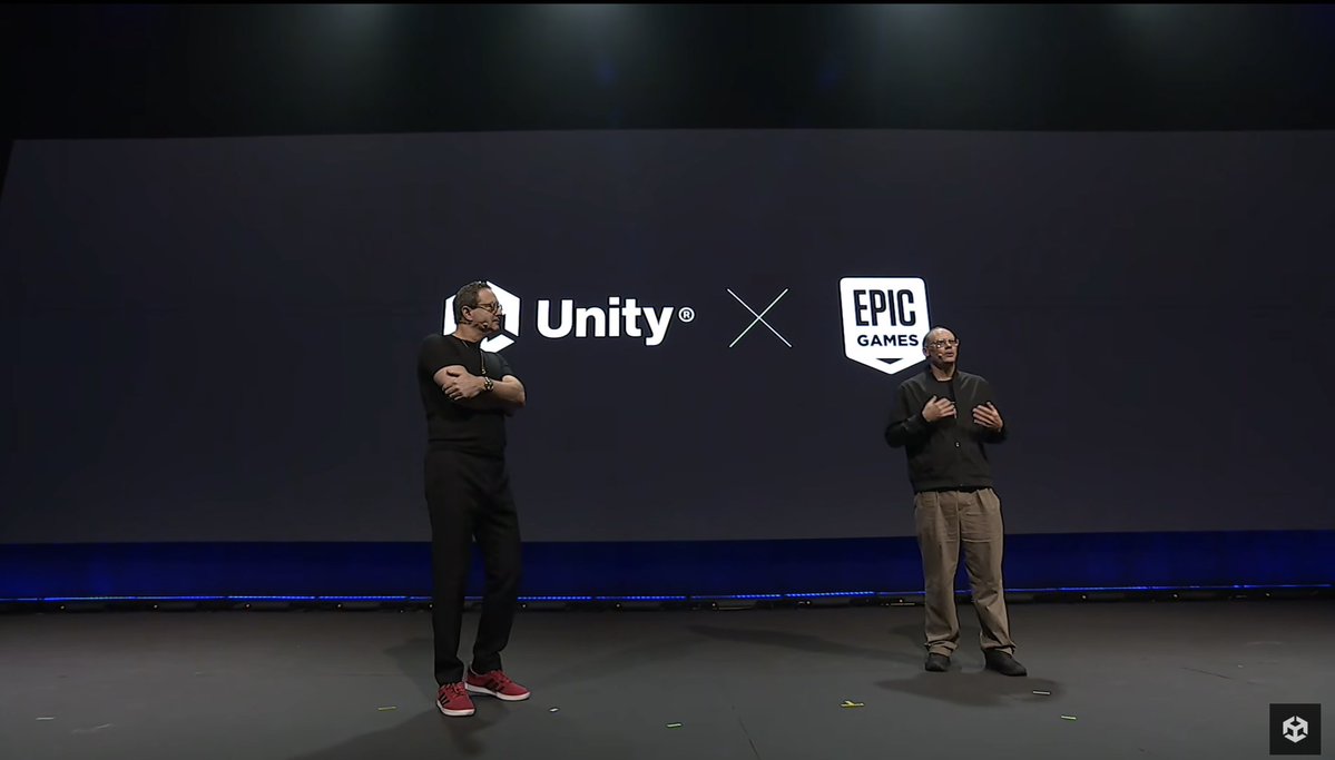 gula_sound's tweet image. Unite 2025 KeynoteにEpic Games代表のTim Sweeney氏が登場した！？