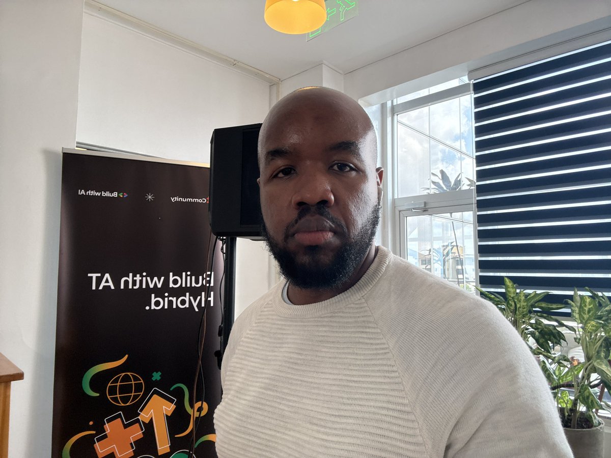 GrahamIngokho's tweet image. On location at the #BuildWithAI #BuildWithAT Nairobi Physical Events, #NairobiGarage with Africas Talking and Google