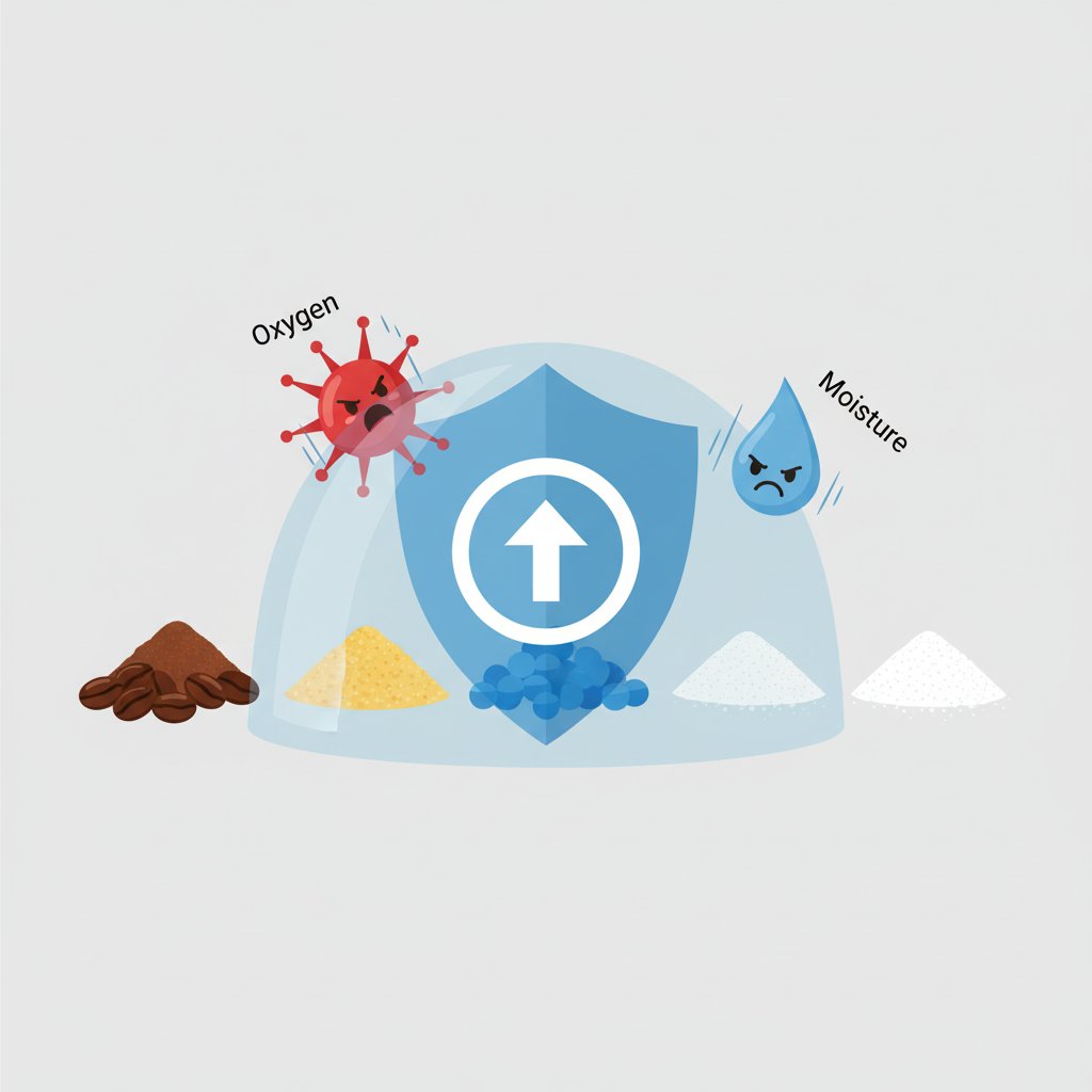 JialongOfficial's tweet image. Coffee beans. Plastic granules. Medical powders. All have the same enemies: oxygen &amp;amp; moisture. All have the same hero: the vacuum packaging machine. One technology, countless industries protected. #Technology #Packaging #Innovation #Manufacturing #GranulePackingMachine