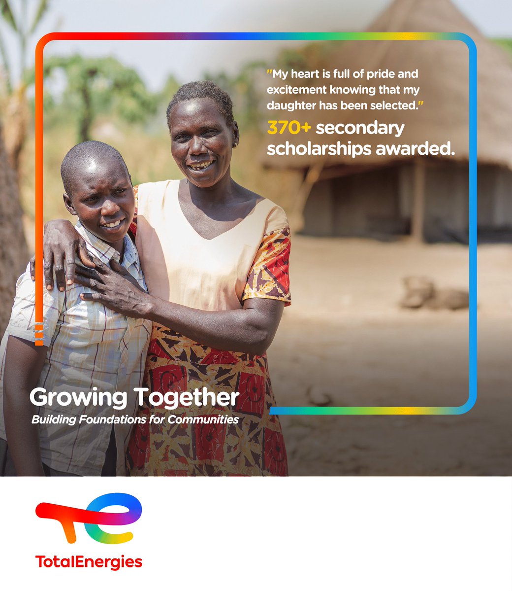 TotalEnergiesUG's tweet image. Through our O’ Level and A’ Level scholarships, we’ve been part of the story of talented students from #TilengaProject host communities. By investing in their education, we are fostering inclusion, #GrowingTogether with our communities, and enabling sustainable development.…