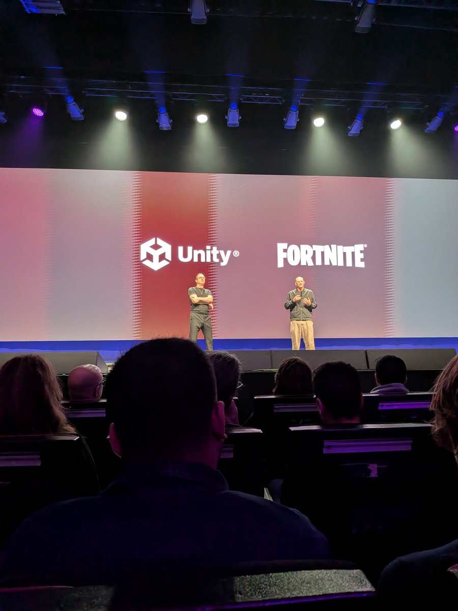danpos_'s tweet image. Starting next year Unity developers will be able to publish their games in the Fortnite ecosystem 🤯 wasn&apos;t expecting Tim Sweeney to walk out on stage 

#Unity #Unite2025 #MadeWithUnity