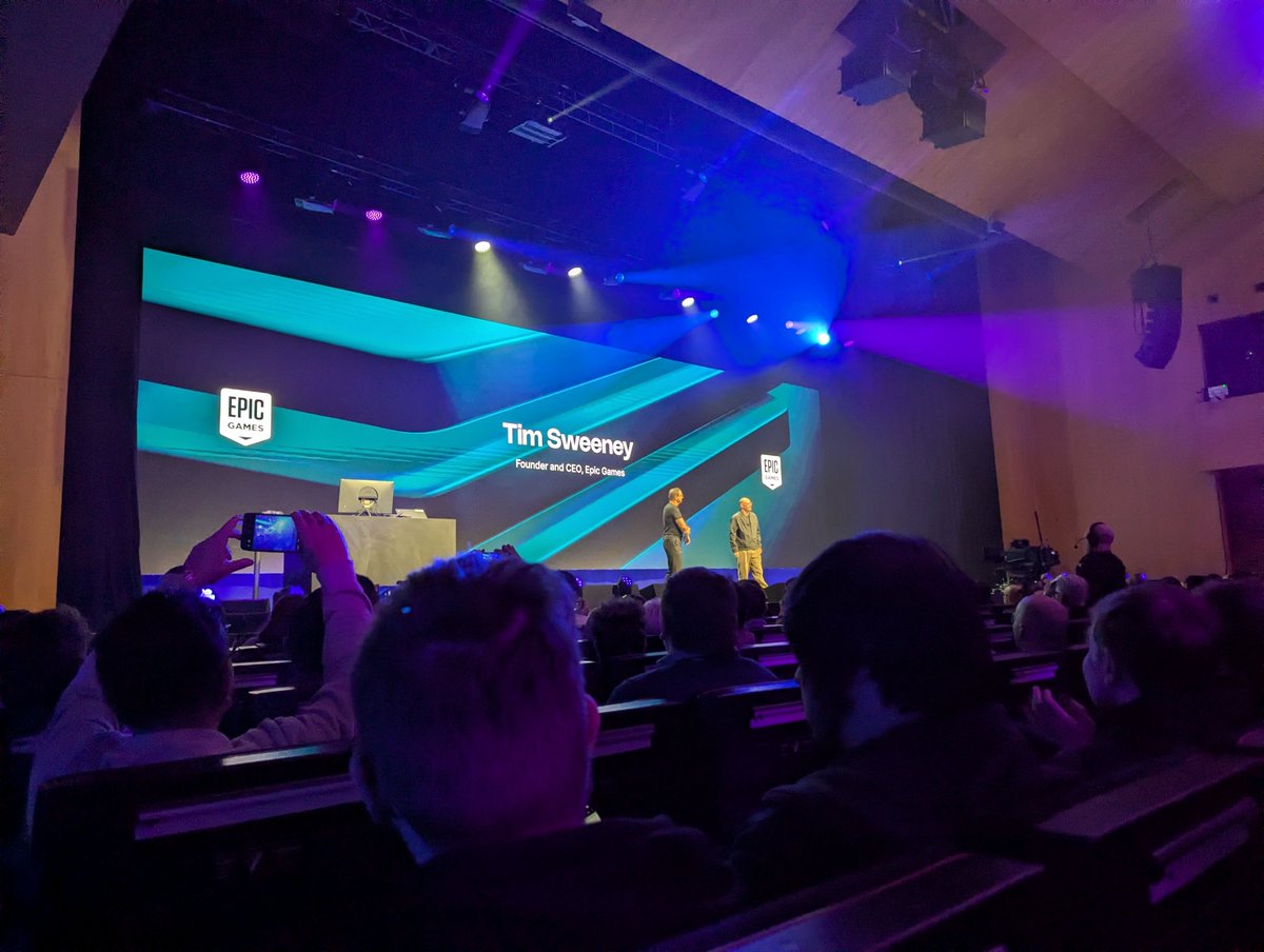 Gamereat's tweet photo. Exciting to see the new partnership between epic and unity. #Unite2025 https://t.co/2DUf6QLLQY