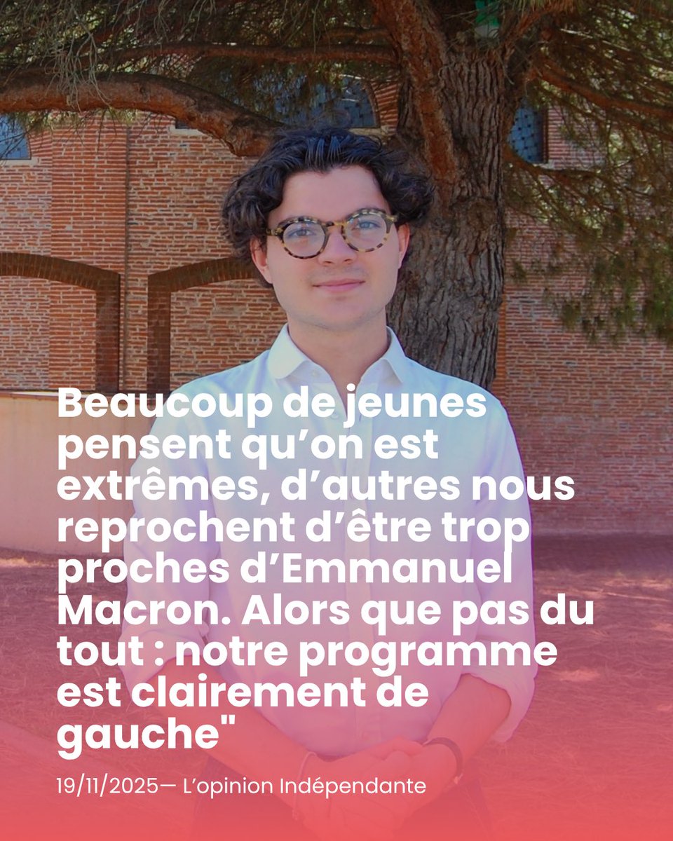 Les <a href="/JRG_HG31/">Jeunes Radicaux de Gauche 31</a> relancent leur campagne de terrain !
À l’approche des municipales 2026, on repart au contact des habitants avec une gauche républicaine, réaliste : ni extrême, ni cynique.

⬇️⬇️⬇️
lopinion.com/articles/polit…

<a href="/Lacroix_PRG/">Guillaume Lacroix</a> <a href="/JeunesRadicauxG/">JRG - Jeunes du Centre Gauche</a> <a href="/PartiRadicalG/">Parti Radical de Gauche</a>