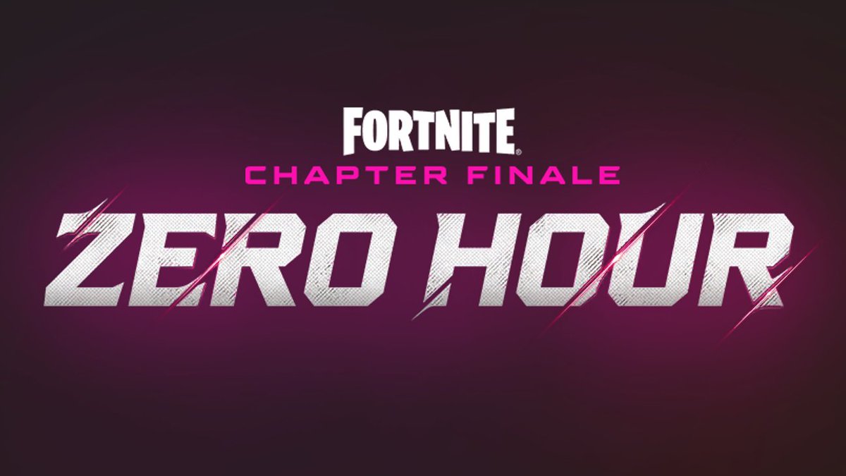 ShiinaBR's tweet image. FORTNITE ZERO HOUR - LIVE EVENT LOGO