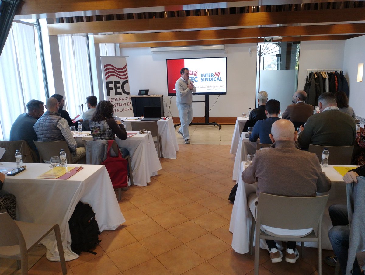 Avui sessió de formació a Sant Cugat. <a href="/FEC_CAT/">Federació d'Estalvi de Catalunya (FEC)</a> <a href="/LaIntersindical/">LA INTERSINDICAL</a>