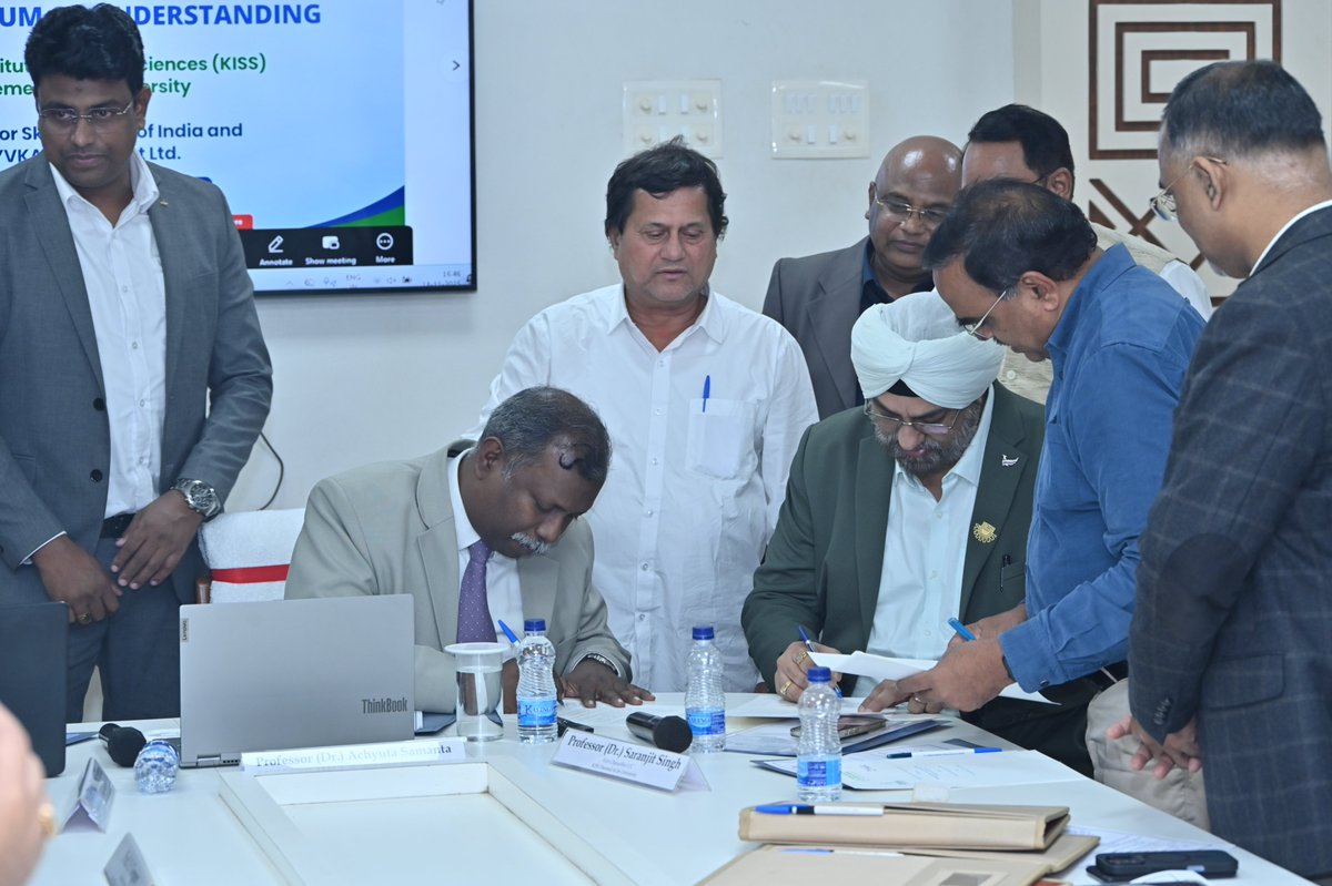 kissfoundation's tweet image. KISS-DU has signed an MoU with the BFSI Sector Skill Council of India and ZYVKA HRtech Pvt. Ltd. to establish a Centre of Excellence (CoE) in Banking, Financial Services &amp;amp; Insurance (BFSI) at KISS Deemed to be University.

This pioneering collaboration will empower our tribal…