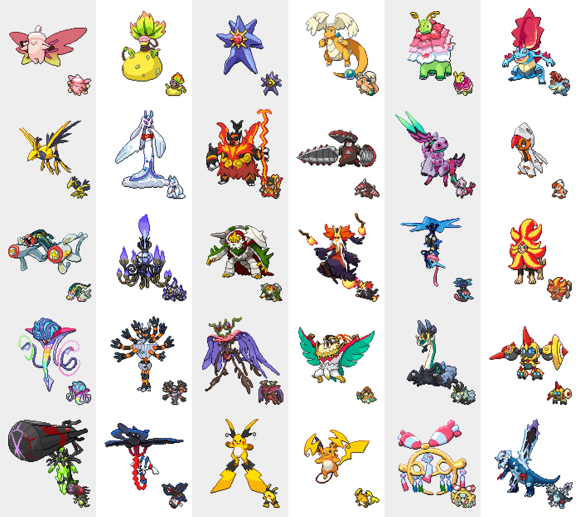 #ポケモンZA
新メガシンカのドット絵ぜんぶできた・・・！
(なお今夜また増える模様)
yakkun.com/za/mega_evo.htm