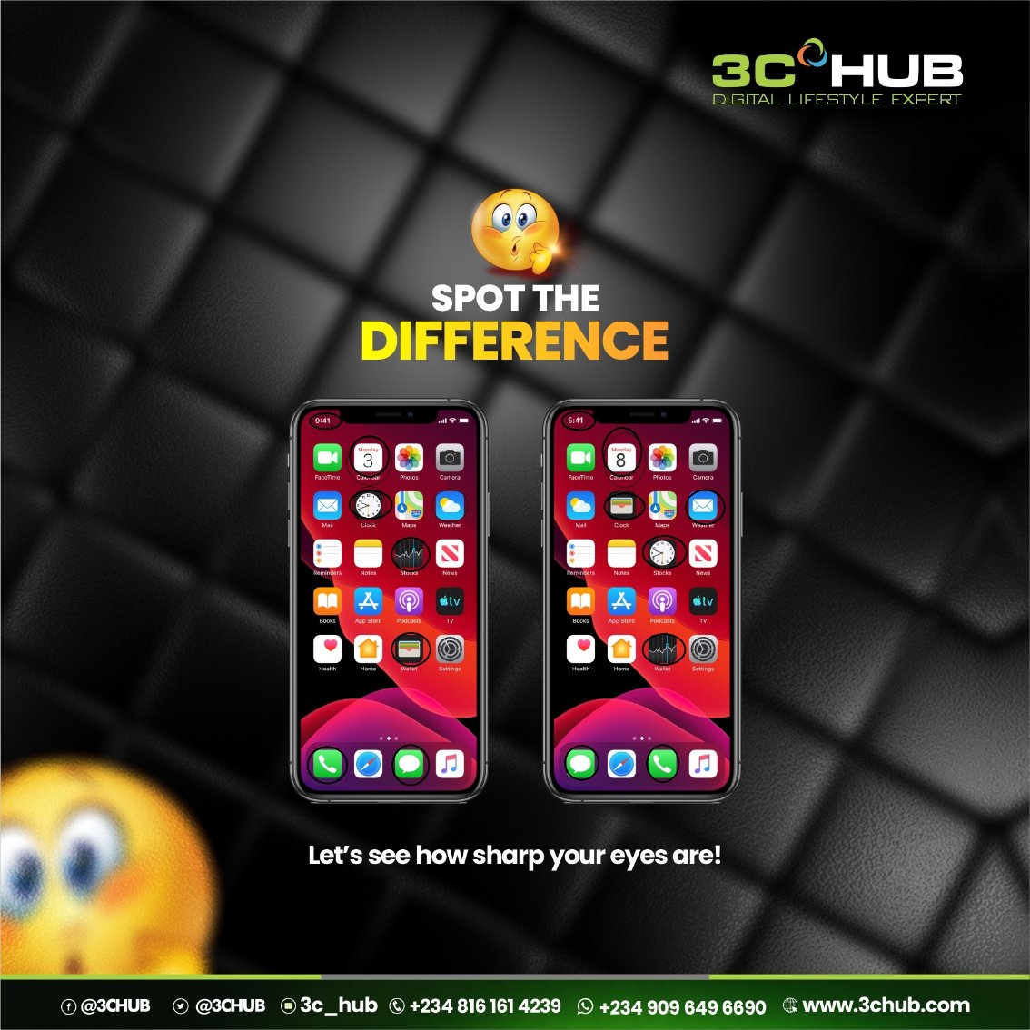 DivineMLS_'s tweet image. #3CHUB #SpotTheDifference #TechFun