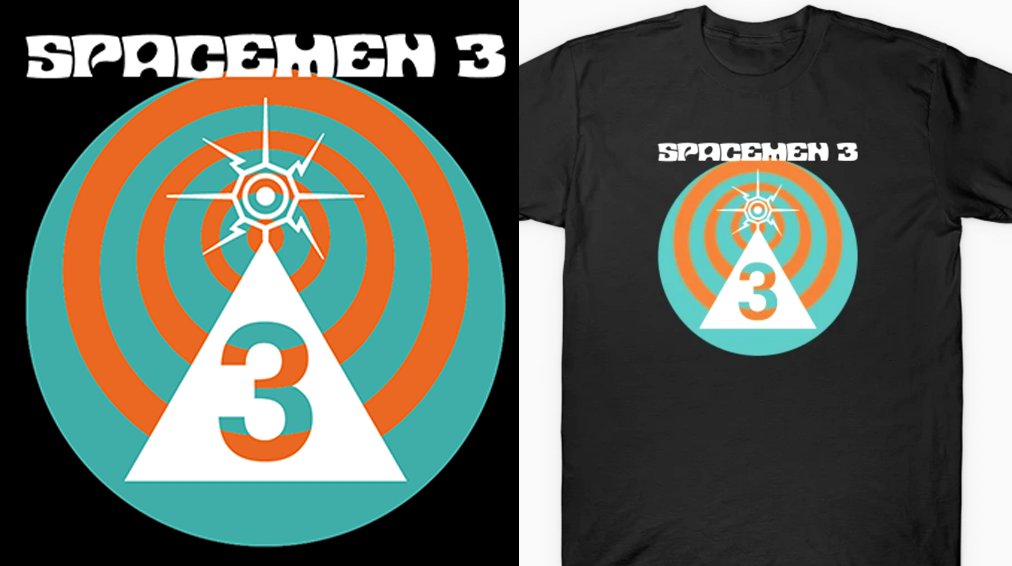 productxart's tweet image. Spacemen 3 
TEEPUBLIC: tinyurl.com/5bmbwt4n 

#spacemen3 #petekember #jasonpierce
