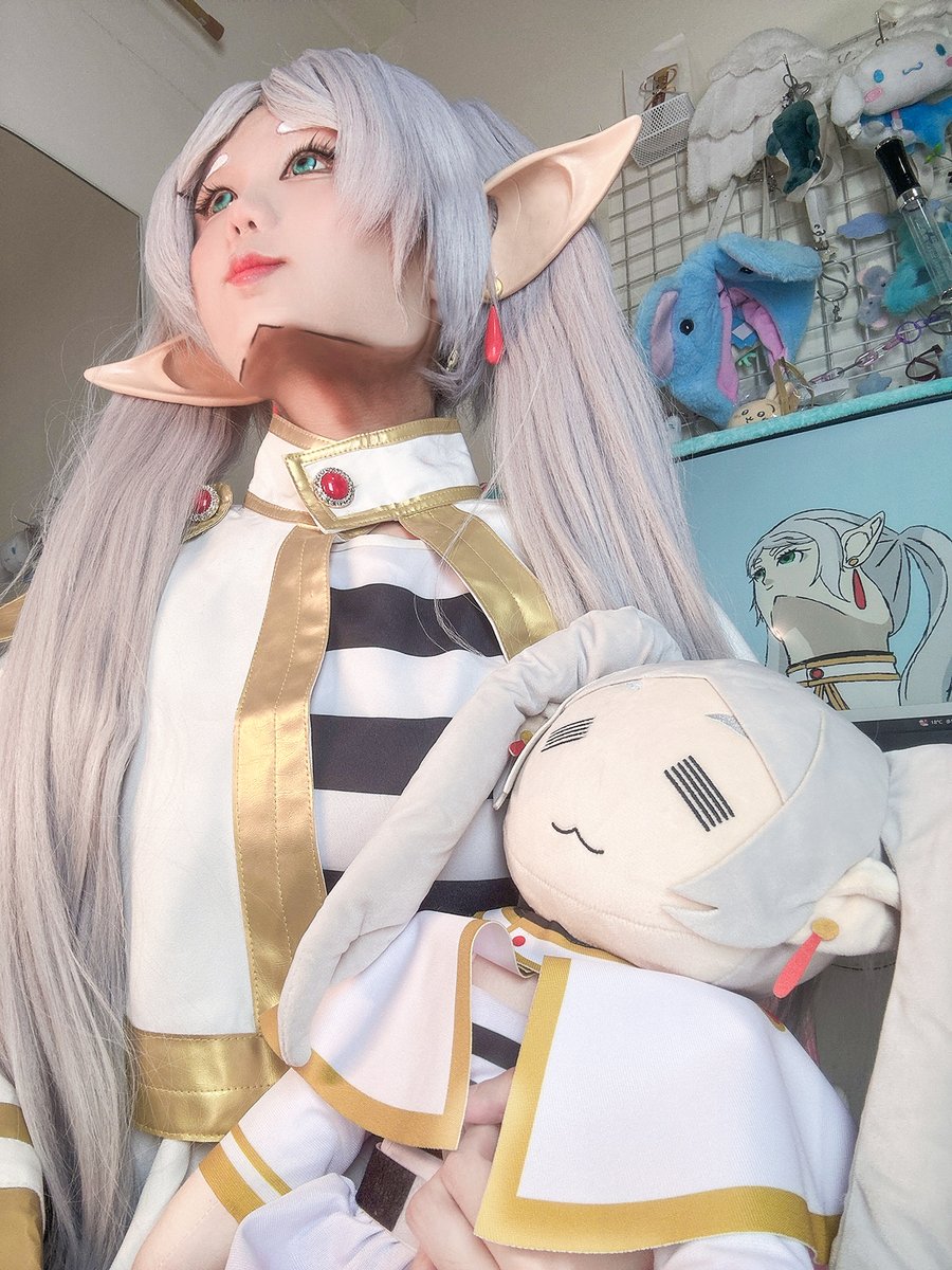 Neneko0814's tweet image. Join the challenge ＜(´⌯  ̫⌯`)＞
Thank you @SpaceDev1158
#Frieren #葬送のフリーレン