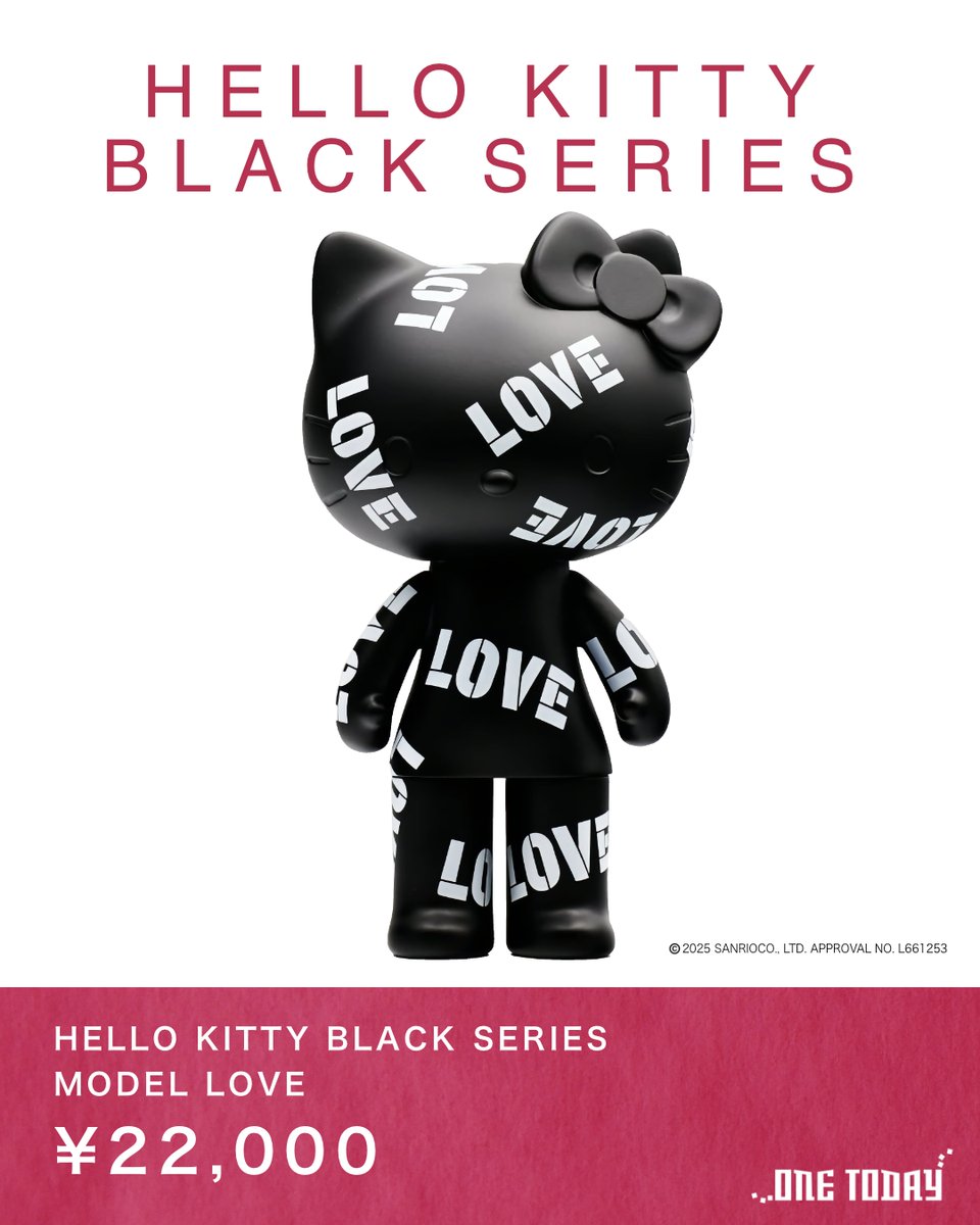 ccallmedia's tweet photo. 特別で、最高のプレゼントに。
【HELLO KITTY×ONE TODAY】リデザインブランド“ONE TODAY”より可愛さと大人向けのオシャレさが魅力の『HELLO KITTY “BLACK SERIES”』
LOVE ￥22000JYP

[ ONE TODAY オンラインストア ]
https://t.co/52nRdjc6qw

#hellokitty
#hellokittyblackseries
#ハローキティ
#kawaii
#アートフィギュア
#フィギュア #ONETODAY
#present #プレセント