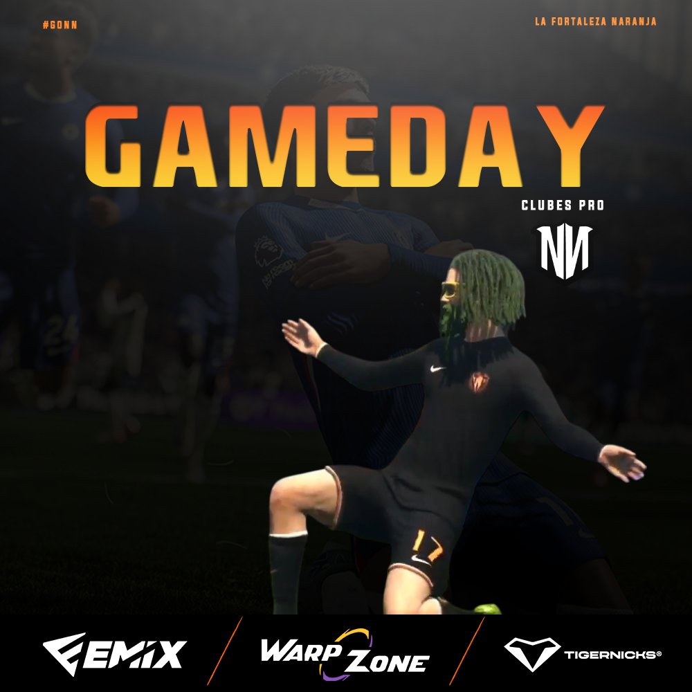 #EAFC26 | ¡𝐆𝐀𝐌𝐄𝐃𝐀𝐘 del 𝐁𝐥𝐚𝐜𝐤!

🏆 | <a href="/VPG_Spain/">Virtual Pro Gaming España</a> ZERO
🆚 | <a href="/GENeSports_/">Genesis eSports</a> 
⏰ | 22:20h

🏆 | <a href="/AFJLeague/">AFJ España 🇪🇸 🎮</a>
🆚 | <a href="/NovaPrimeFC/">NovaPrime_Fc</a> 
⏰ | 22:40h

🏆 | <a href="/VPG_Spain/">Virtual Pro Gaming España</a>
🆚 | Winchester Esports &amp; <a href="/187Picante/">187 Valencia Picantes</a> 
⏰ | 23:00h &amp; 23:40h

#GoNN · #NNclubespro