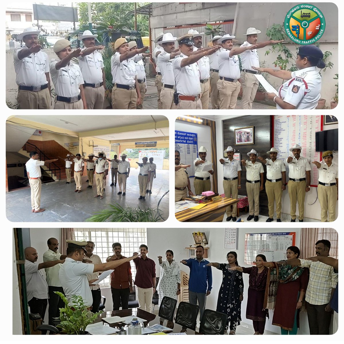 ಈ ದಿನ ಸಂಚಾರ ದಕ್ಷಿಣ ವಿಭಾಗದಲ್ಲಿ "ರಾಷ್ಟ್ರೀಯ ಐಕ್ಯತಾ ಸಪ್ತಾಹದ " ಅಂಗವಾಗಿ ಅಧಿಕಾರಿಗಳು ಮತ್ತು ಸಿಬ್ಬಂದಿಗಳು ರಾಷ್ಟ್ರೀಯ ಐಕ್ಯತಾ ಪ್ರಮಾಣ ವಚನವನ್ನು ಸ್ವೀಕರಿಸಿದರು.