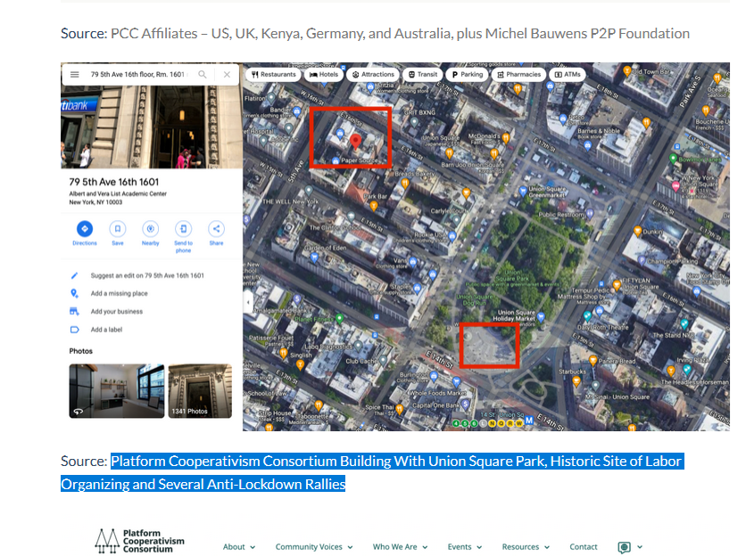 artisbrutal2021's tweet image. &quot; Platform Cooperativism Consortium Building With Union Square Park ,  Historic Site of Labor Organizing and Several Anti-Lockdown Rallies&quot;

So, Union Square is the 🇺🇸equivalent of the 🇬🇧Trafalgar Square ? Just asking.
x.com/artisbrutal202…
.