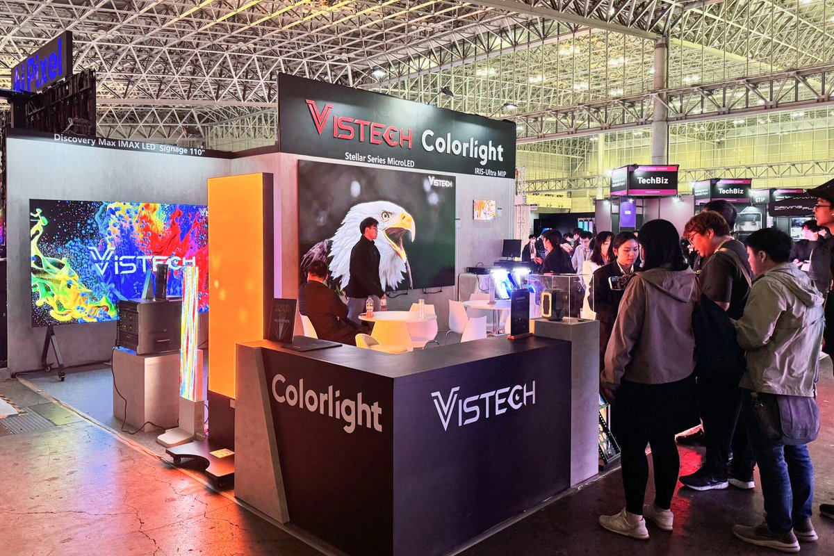 colorlightcloud's tweet image. Day one of #InterBEE 2025！A huge thank you to everyone who stopped by! 

👉 Visit us at #Booth 6502 to see these innovations in action and discover how Colorlight Cloud Tech Ltd &amp;amp; Vistech Technology can empower your business.

#Colorlight #InterBEE2025 #Vistech