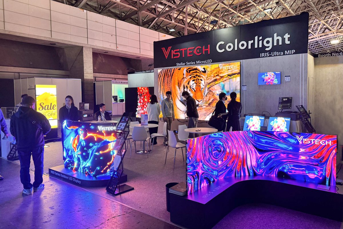 colorlightcloud's tweet image. Day one of #InterBEE 2025！A huge thank you to everyone who stopped by! 

👉 Visit us at #Booth 6502 to see these innovations in action and discover how Colorlight Cloud Tech Ltd &amp;amp; Vistech Technology can empower your business.

#Colorlight #InterBEE2025 #Vistech