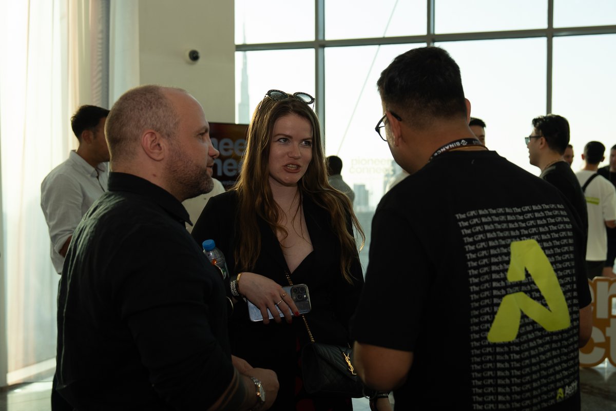 ONBOARDTHEWORLD's tweet photo. The best tech isn’t just code - 
it’s alive, built for people and experience.

At Pioneer Connect, leaders across Web3 proved this movement isn’t a dream - 
it’s vision in motion

200+ talents  joined @AethirCloud in shaping what’s next

Onboard the World
https://t.co/3yrMv0DnsF https://t.co/9yffN8Aqda