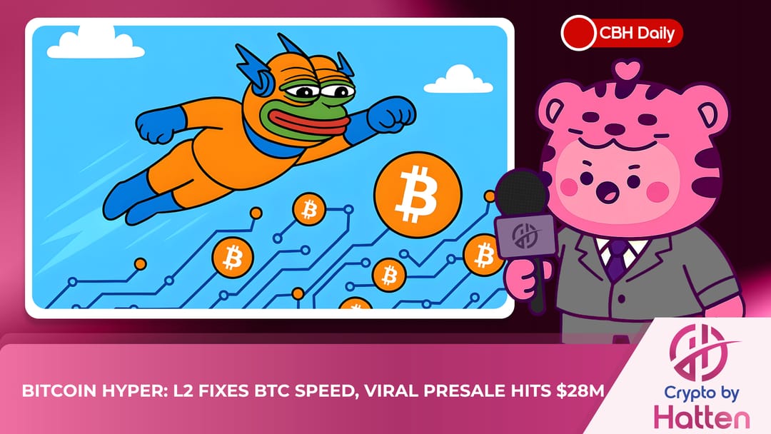 BITCOIN HYPER: L2 FIXES BTC SPEED, VIRAL PRESALE HITS $28M

Bitcoin Hyper builds a Layer-2 (using SVM and ZK proofs) to deliver programmable $BTC with fast, low-fee transactions, addressing Bitcoin L1's limitations.

The $HYPER presale has surpassed $28 million at a price of
