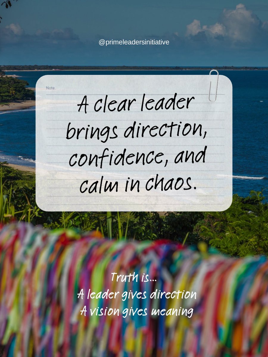 PLInitiative's tweet photo. Strong teams aren’t accidental. They’re built!
✨ A leader who inspires
✨ A vision everyone believes in
At Prime Leaders Initiative, we help young people grow both.

So, what matters more?
LEADER or VISION? 👇
#primeleadersinitiative #clearleaders #sharedvision #youthleadership https://t.co/VxOl9cBbcy