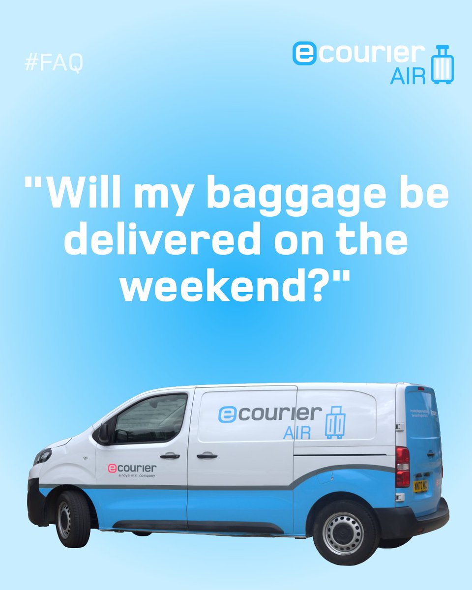 eCourier AIR tweet media