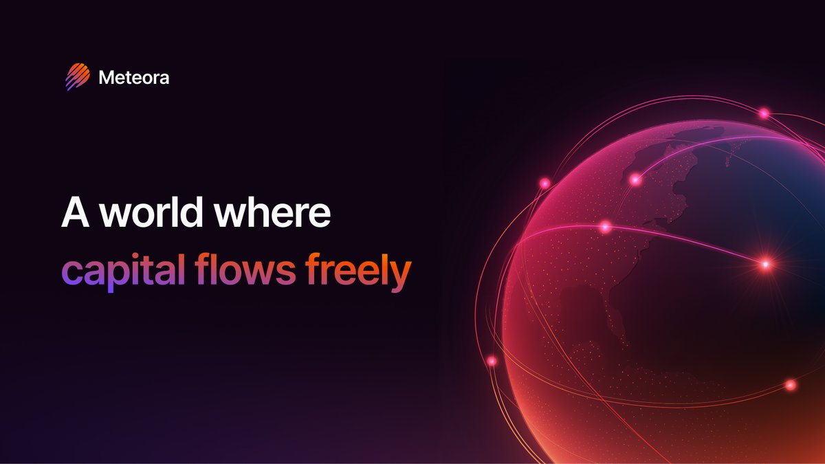 자본이 자유롭게 흐르는 세계를 묘사한 Meteora의 일러스트