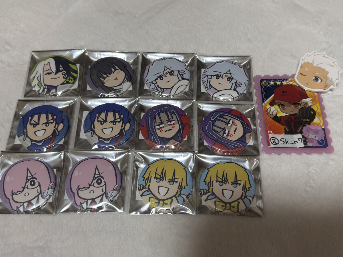 交換￤ FGO 謎丸 藤丸立香はわからない トレーディング場面写マット缶