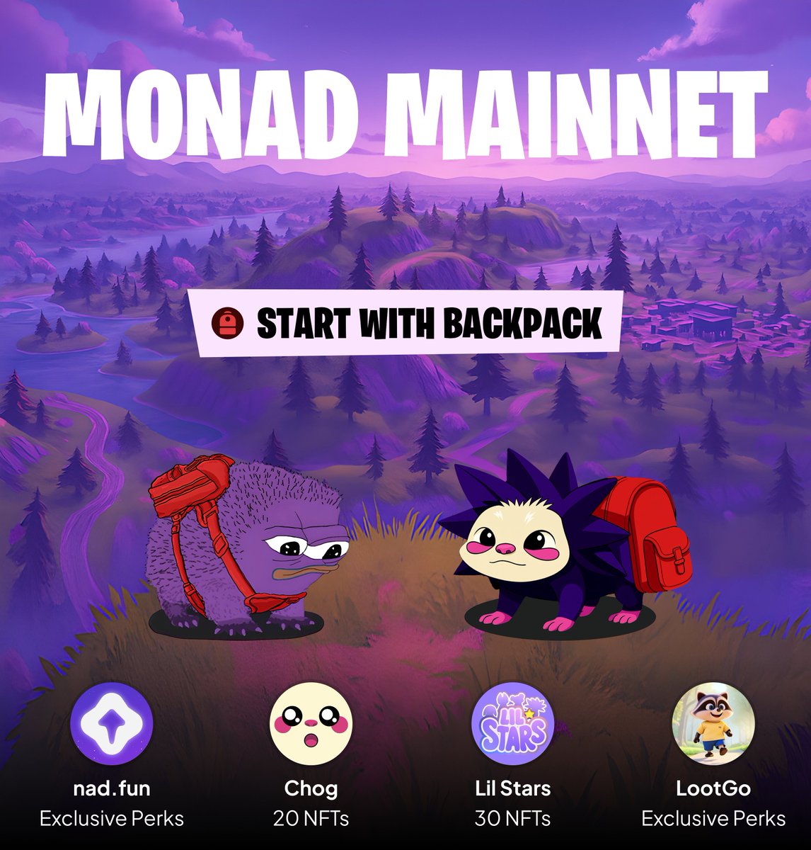 Backpack과 독점 보상을 소개하는 Monad 메인넷 발표