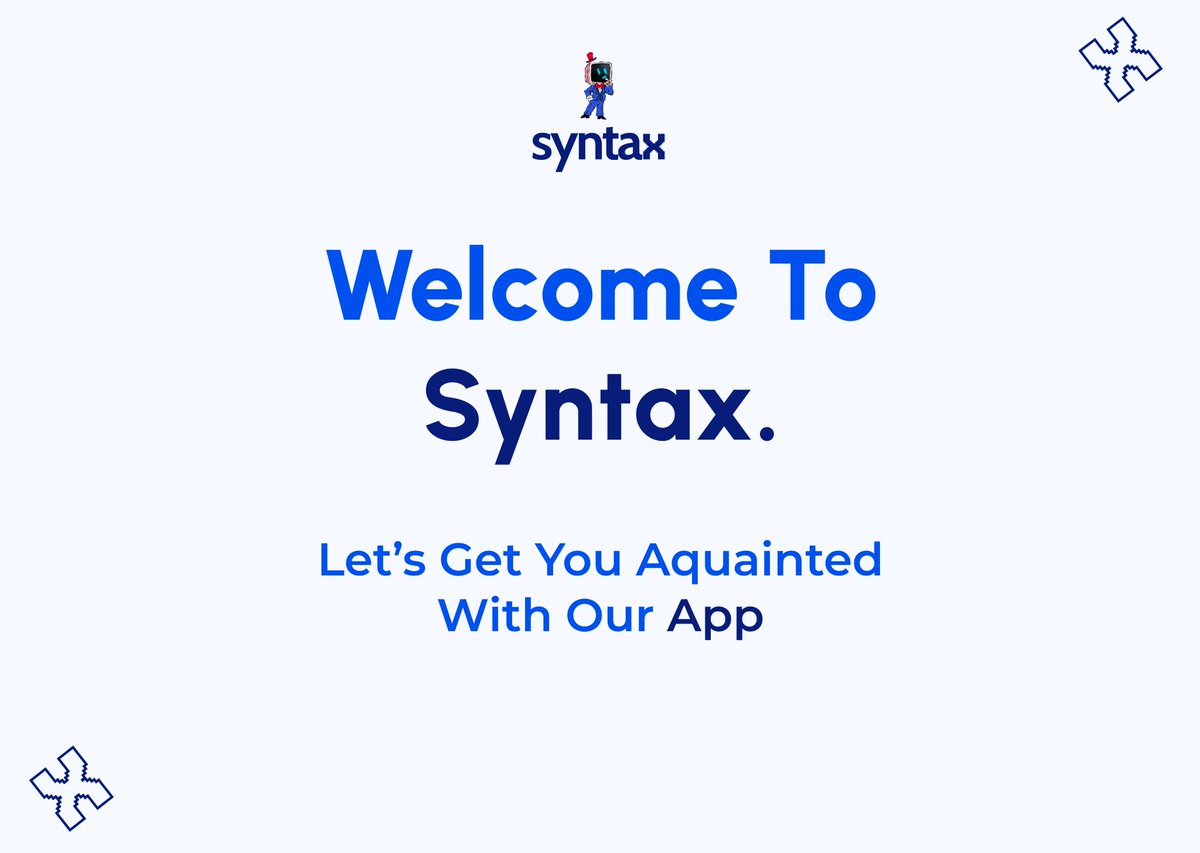 HelloSyntaxApp's tweet image. Find out more : learnsyntax.app