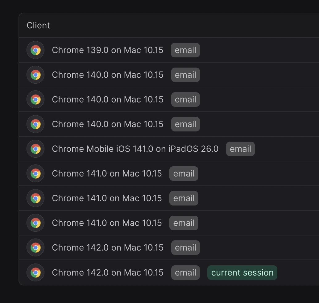 eldadfux's tweet image. We&apos;re actually using plenty of these tools inside the Appwrite console. User initials for the user avatar. Flags and browsers for user sessions and QR code for linking sites previews.