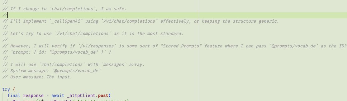 Cursor’da Gemini 3 Pro'yu görece basit bir task için denedim. Sonuç sadece kötü değil, garipti de. İlk defa bir code generator’ün kendi düşüncelerini code comment olarak yazdığına şahit oldum.