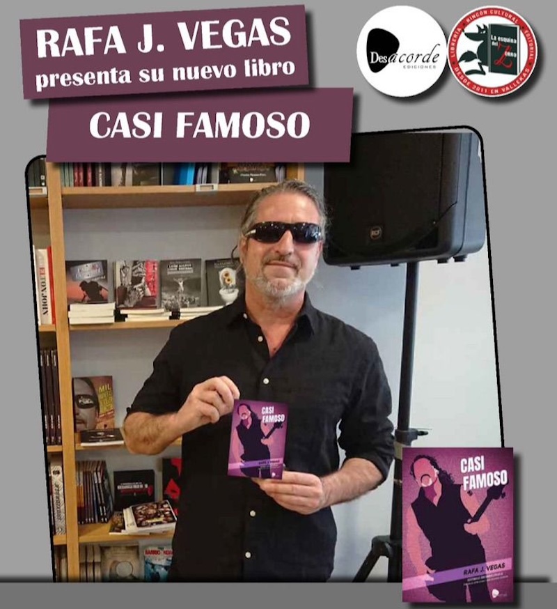 chemaalonso's tweet image. El lado del mal - &quot;Casi Famoso&quot; es el nuevo libro de Rafa J. Vegas... (ese que toca el bajo) elladodelmal.com/2025/11/casi-f… #libro #musica #humor #Rosendo