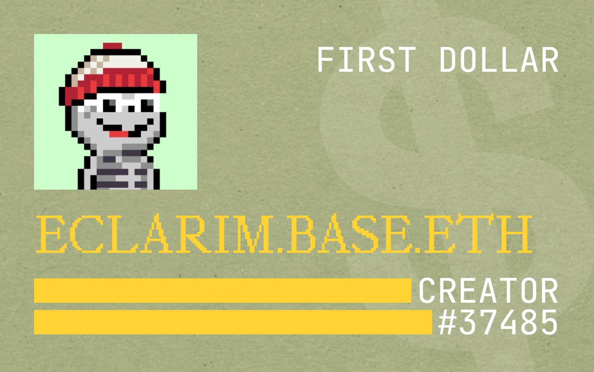 I will help you <a href="/earnfirstdollar/">$</a> on <a href="/base/">Base</a>

Want in?

firstdollar.money/?r=qcOBND