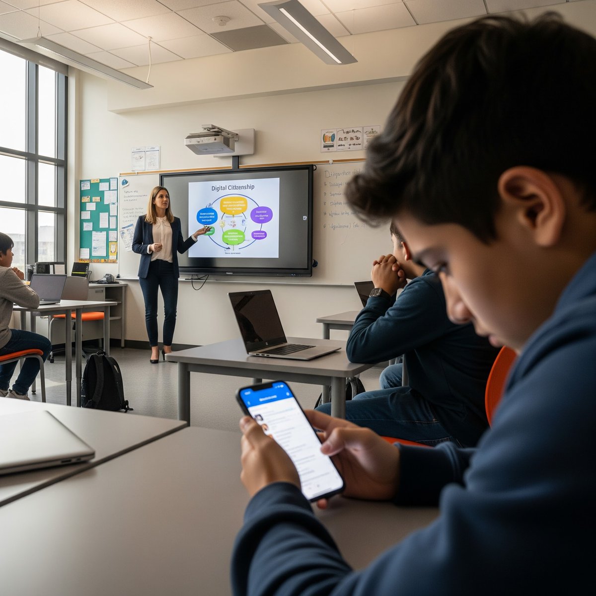 C_learning_net's tweet image. Should schools ban phones completely? 📱
There’s rising debate about the impact — and unintended consequences — of mobile phone bans in classrooms.
Share your thoughts on this.

#EdTech #EducationDebate #Mobilephoneban