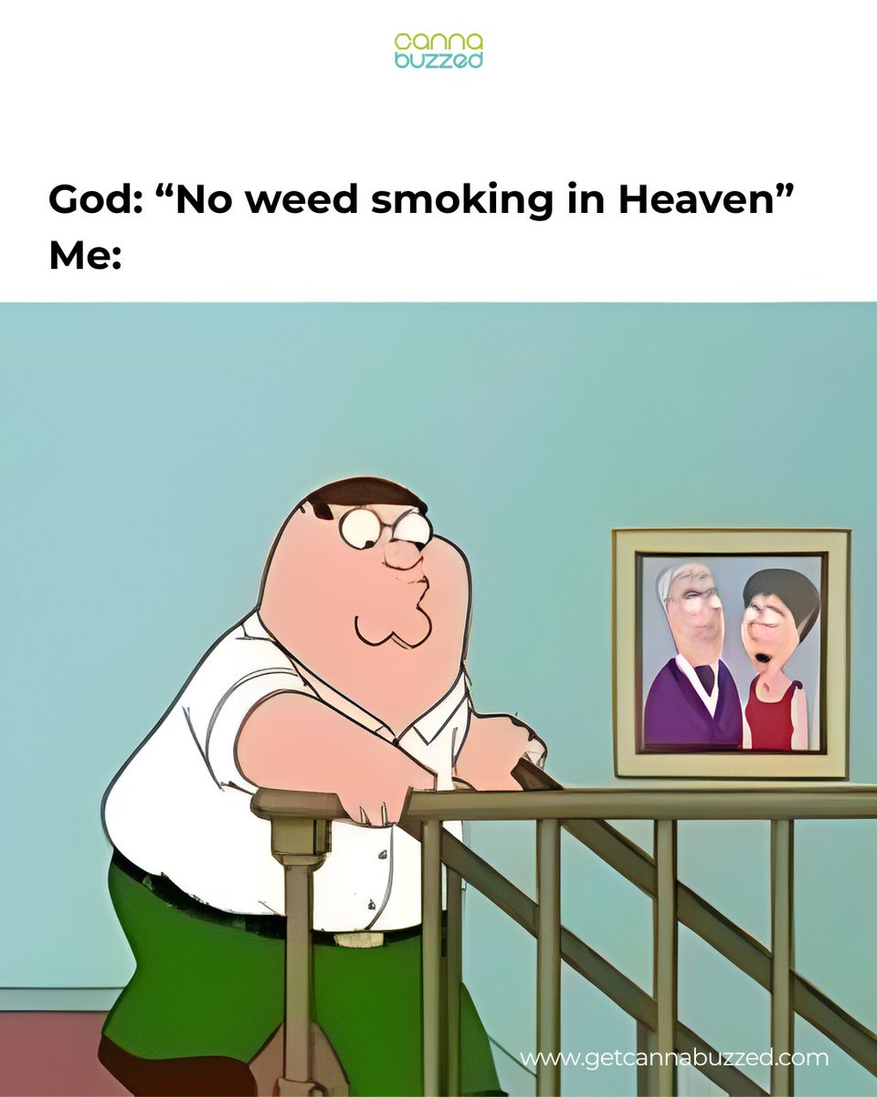 GetCannaBuzzed's tweet photo. If there’s no weed in Heaven… I’m not ready to go.” 😭🌿
When the afterlife has rules you never agreed to 😂
If Heaven doesn’t allow a lil’ smoke break…
I might just take the stairs back down. 😌🌬️
Tag someone who’d turn right around too 👇😂
#getcannabuzzed #cannabuzzed #weedmemes #stonermemes #cannabiscommunity #highhumor #weedlife #staylifted #funnycannabis #relatablememes #stonervibes #weedculture #dailycannamemes