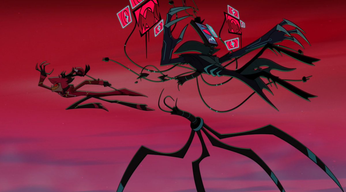 Alastor unchained but with a busted staff is still terrifying and hot