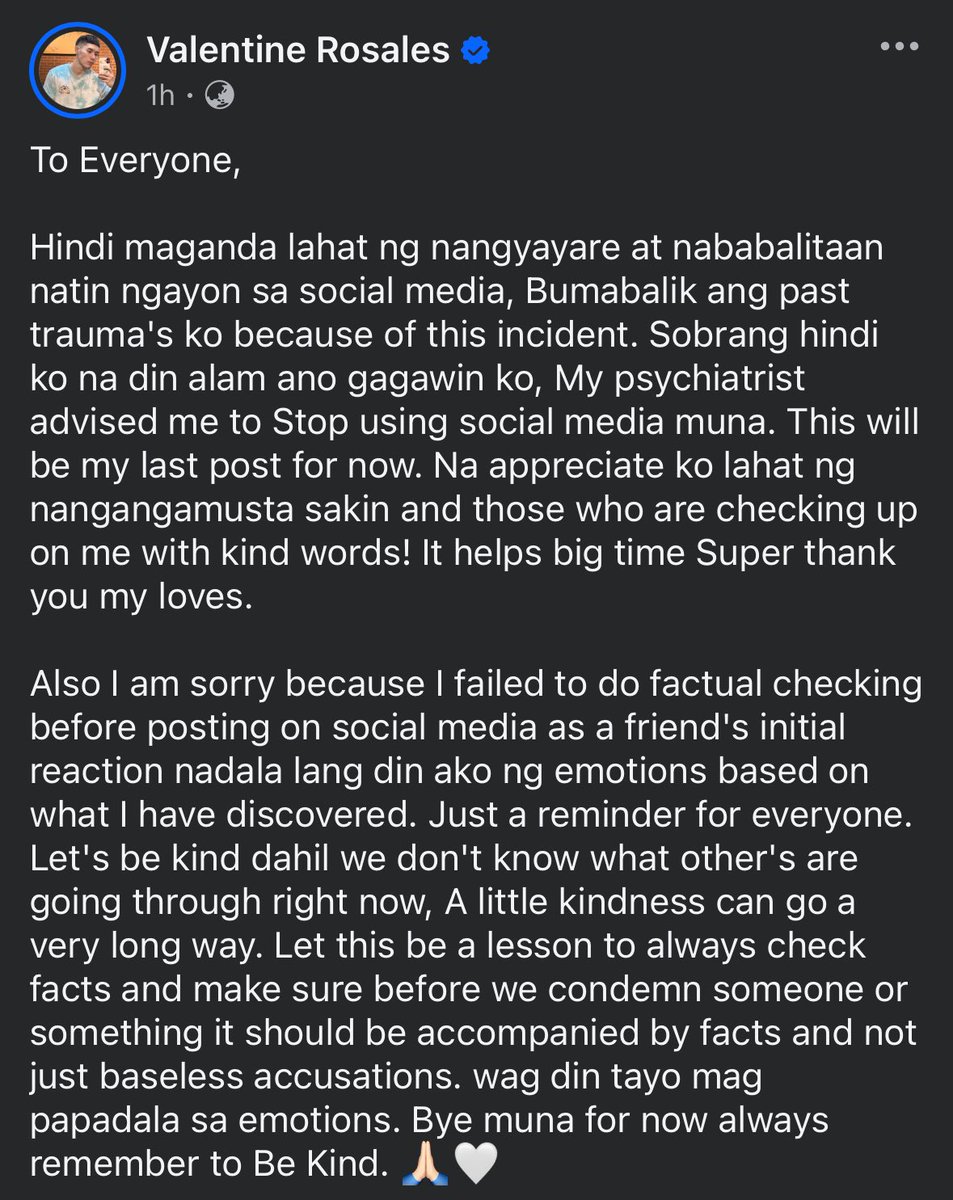 mykiru's tweet photo. Days after Gina Lima’s death, ex-boyfriend Ivan Cezar Ronquillo was found dead in his condo unit.

Kagabi, nag-post pa si Ivan sa Facebook ng mga huling moments nila ni Gina.

Nag-sorry naman ang kaibigan ni Gina na si Valentine Rosales for wrongfully accusing Ivan. https://t.co/ECvrqAS1N4