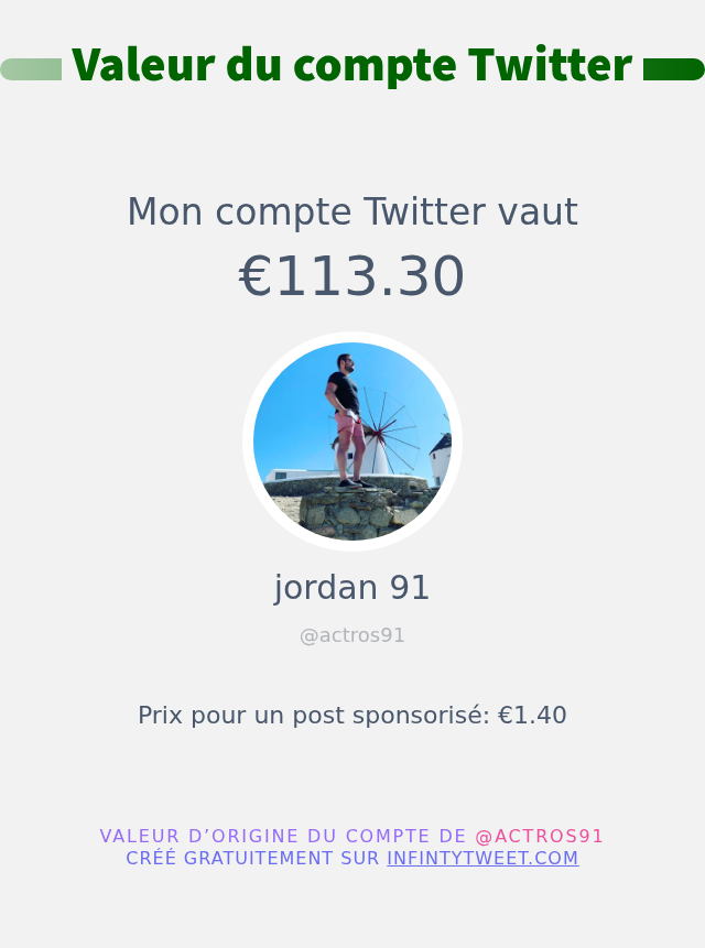 Mon twitter vaut: €113.30

➡️ infintytweet.me/account-worth?…