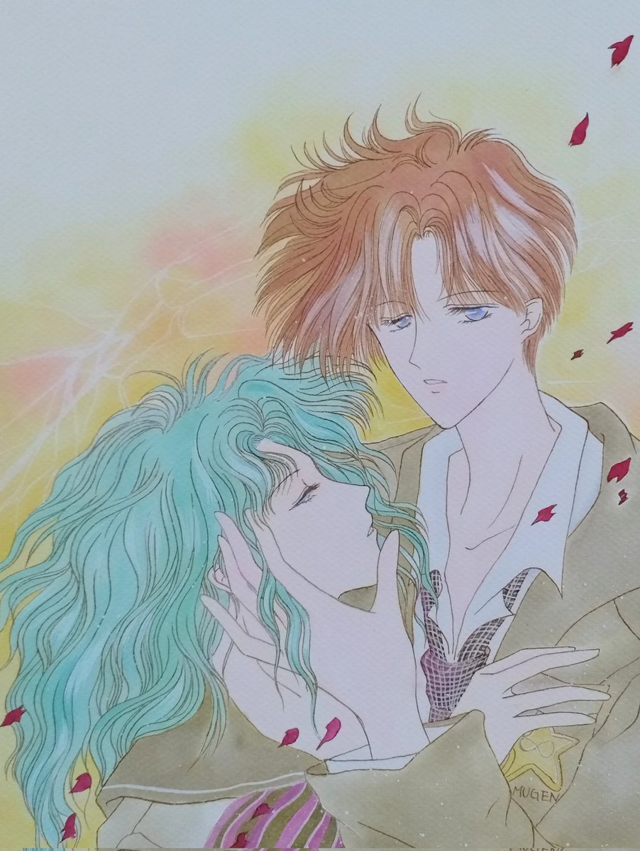 ayuページ❤️ おそらく15年から20年前のイラスト(⁠*⁠´⁠ω⁠｀⁠*⁠)💦💦💦色がかなり退色